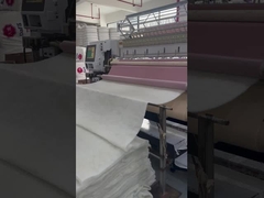 X64/X80/X96 عالية السرعة الصناعية الحاسوبية مزدوجة الصف الدوار خطاف كويلتينغ آلة خياطة