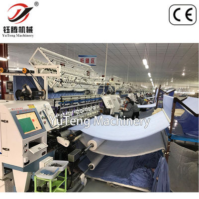 7.5kw Multi Needle Lock Stitch Quilting Machine مُحوسبة للفرشاة